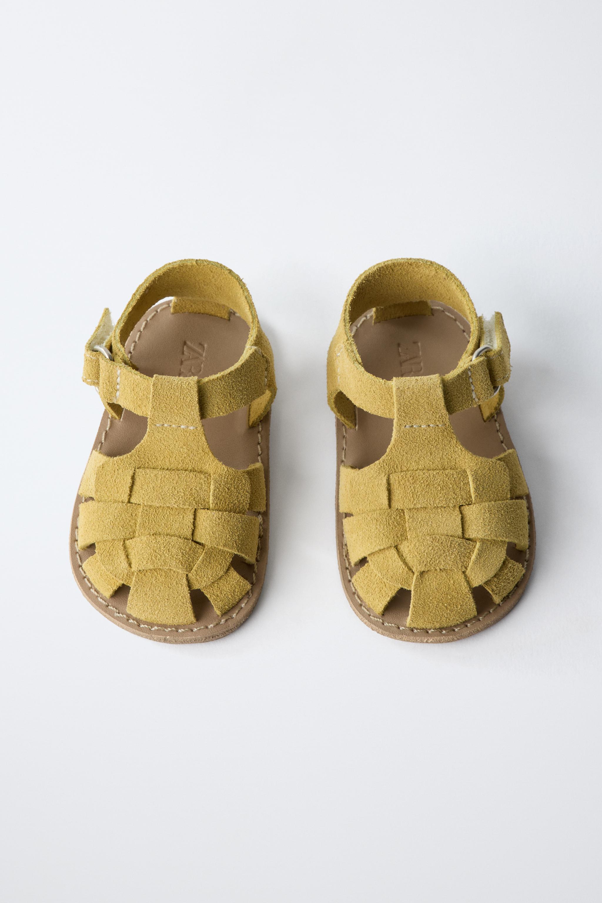 SANDALES STYLE PLAGE EN CUIR